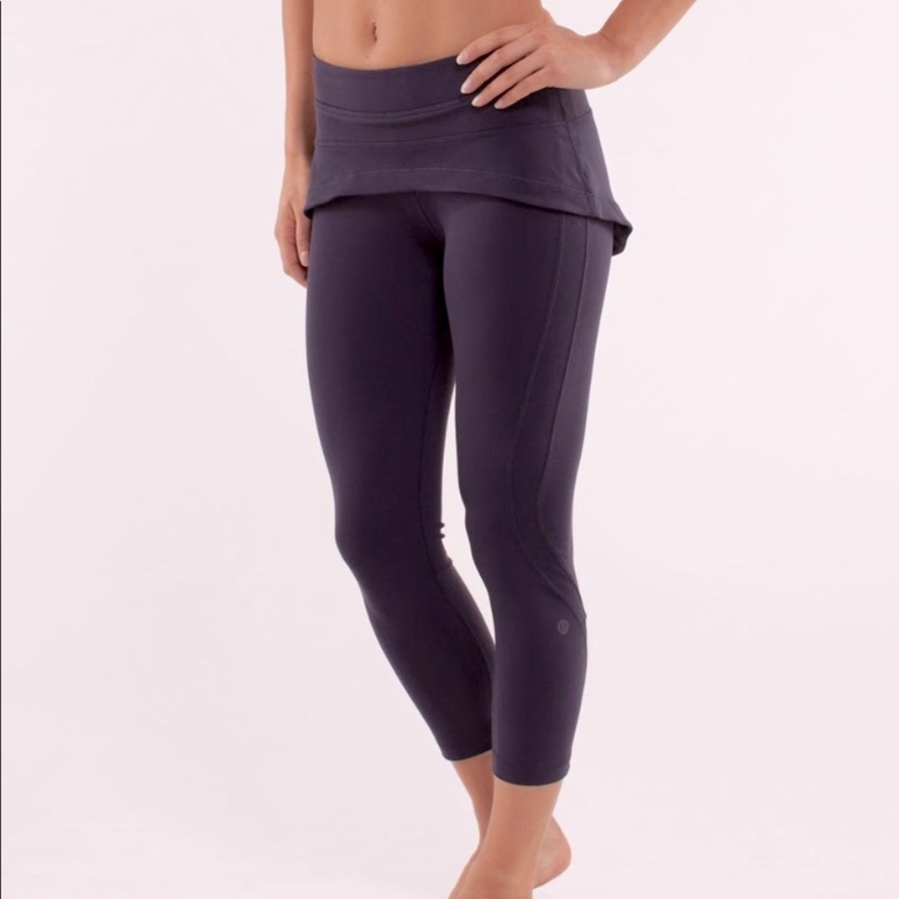 🍋Lululemon Steadfast Leggings w/skirt
